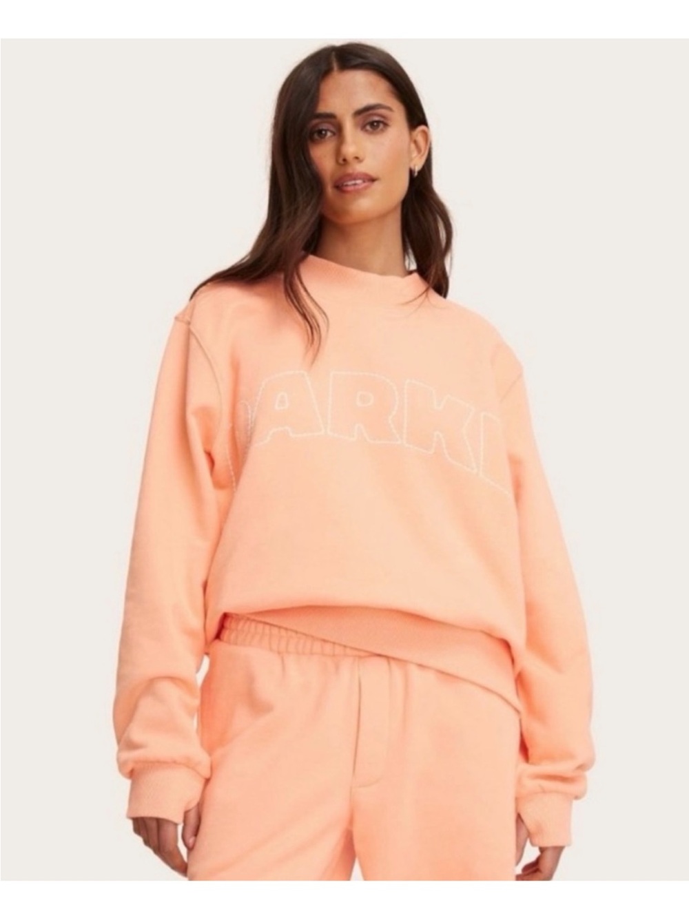 PARKE X Target Mockneck Sweatshirt- L/XL- NWT Peach